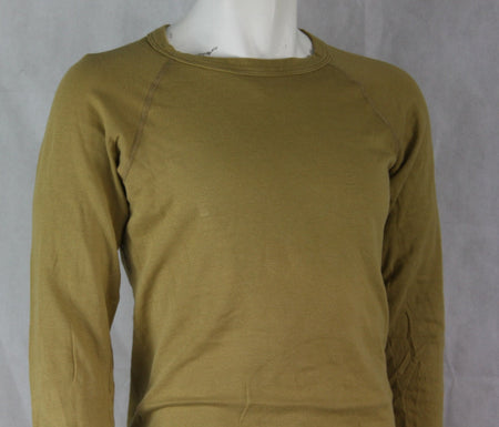 Genuine Surplus Dutch Army Thermal Koala Top Long Sleeve Vest Mustard G1