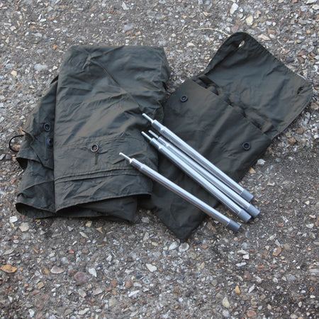 Genuine Surplus Austrian Army Half Tent with 1 Pole  Grade 1 (4455)