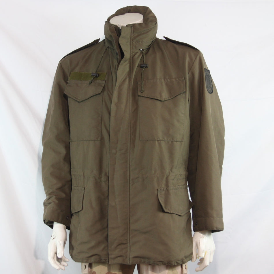Gore-tex Austrian Army Jacket Parka Olive Repaired Grade2 40-42"  (4289)
