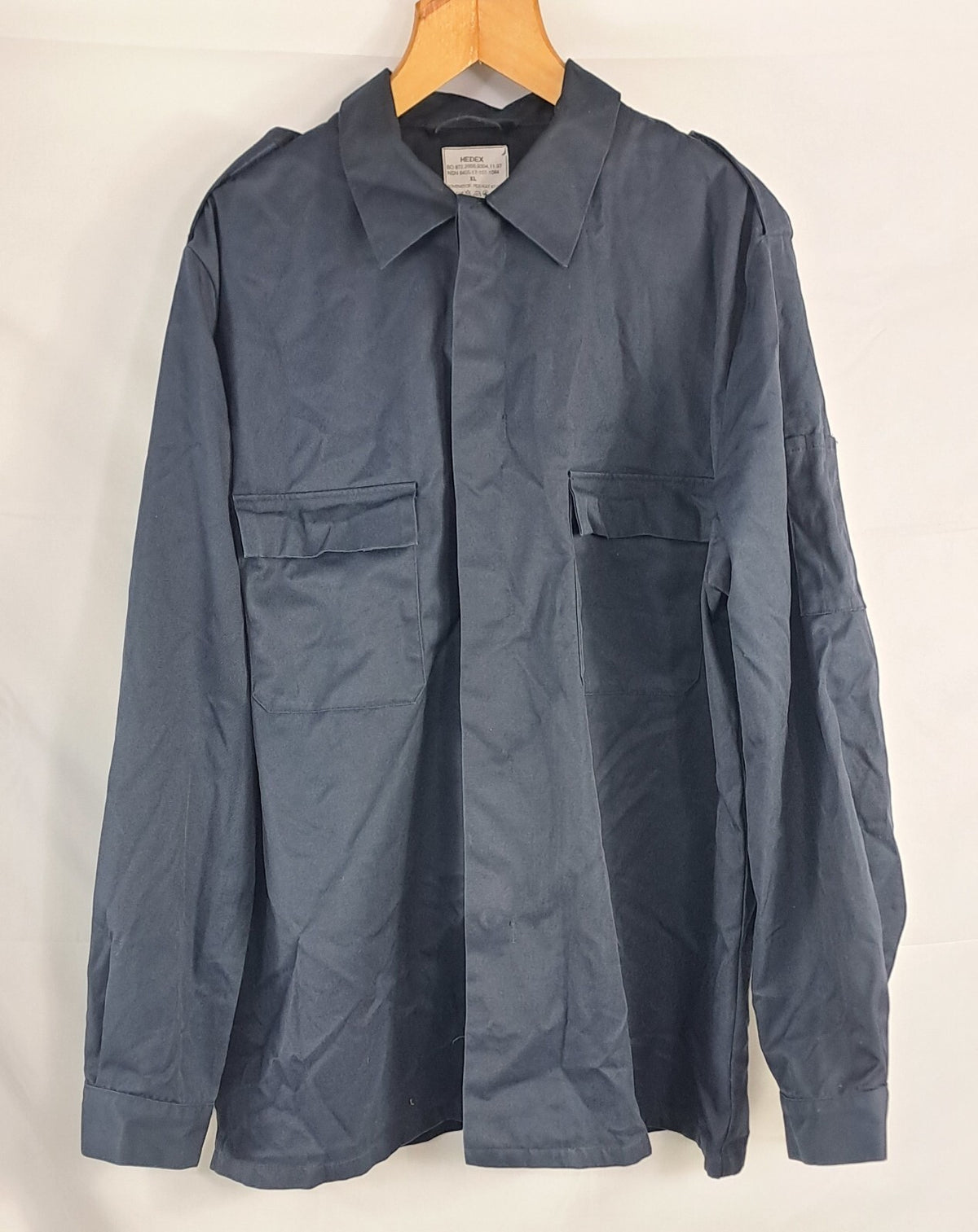 Genuine British Dutch / Belgian Navy Blue Heavyweight Working Shirt  (2754)