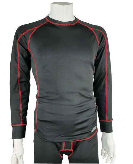 Highlander Pro 120 Base Layer Set Long Sleeve Top & Leggings Wicking Black