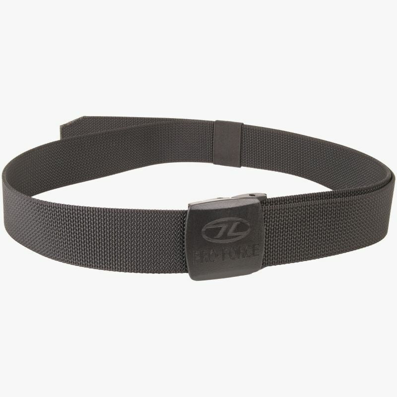 Highlander Operations Belt Nylon Webbing Belt NonMetallic Low Profile Olive Blac