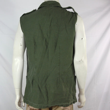Genuine Surplus Dutch Jacket Coverted to Gilet Sleeveless Canvas 38" chest (3257