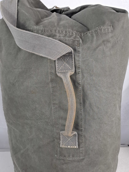 Genuine Surplus Austrian Vintage Kit bag Cotton Canvas Repaired G2 (1636)
