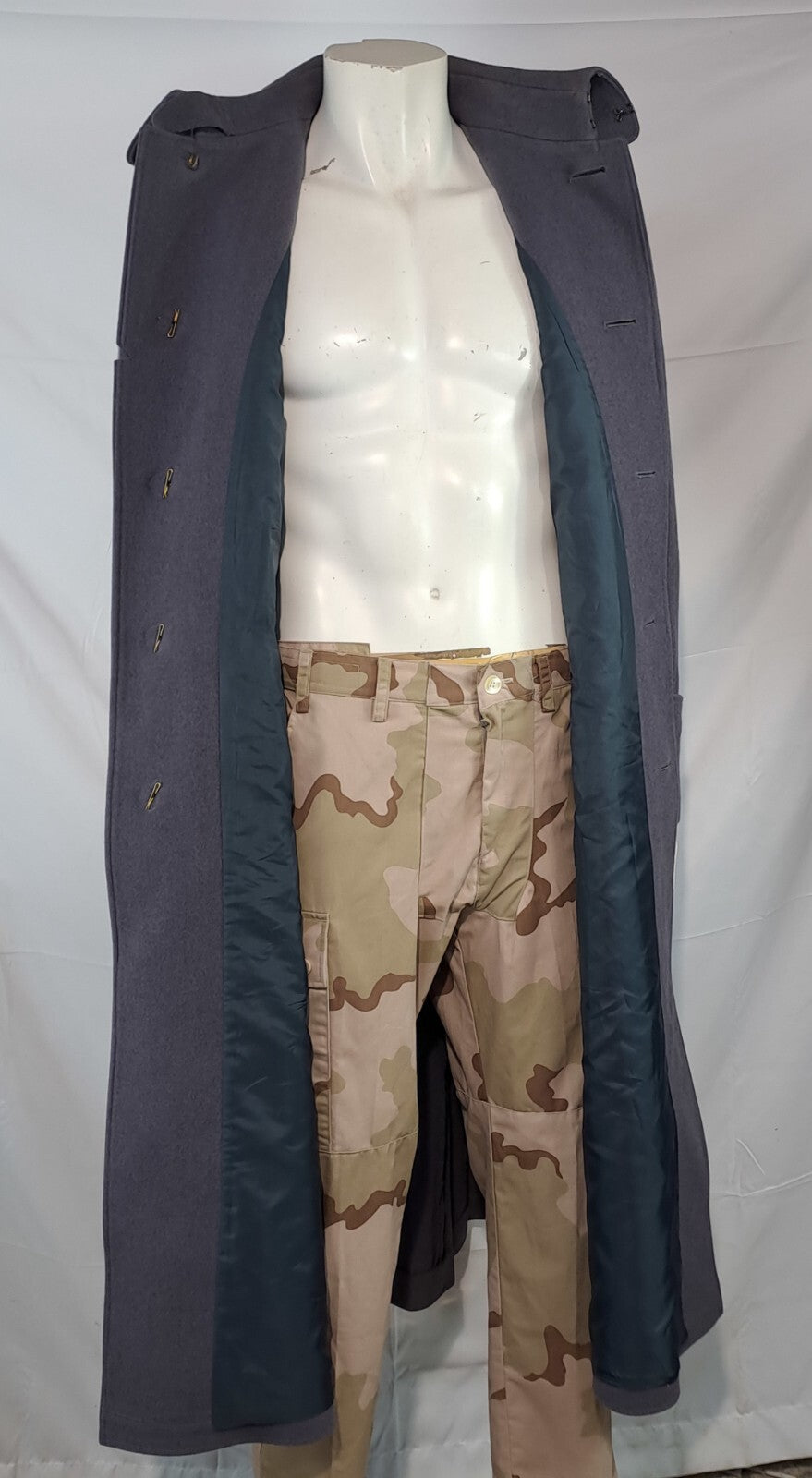 Genuine Surplus Army Coldstream Guards Wool Greatcoat 34" Chest (2545)