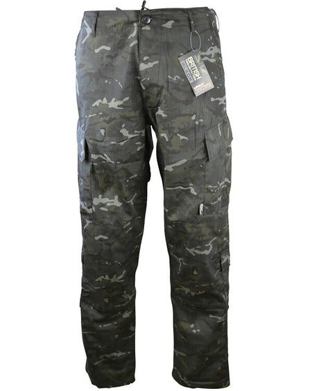 Kombat Assault Trouser ACU Style Tactical Pants Combats BTP Black Camouflage 