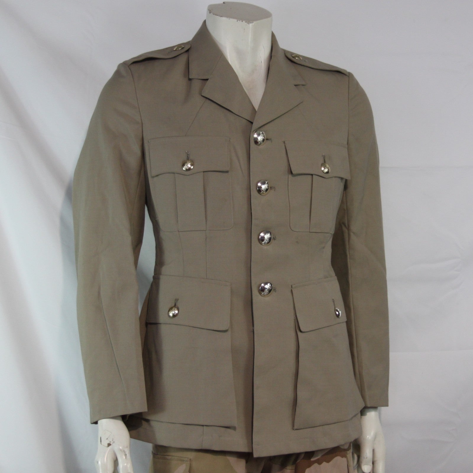 Smart Uniform Jacket British No4 Dress Army Surplus Beige G2 38" Chest (3495