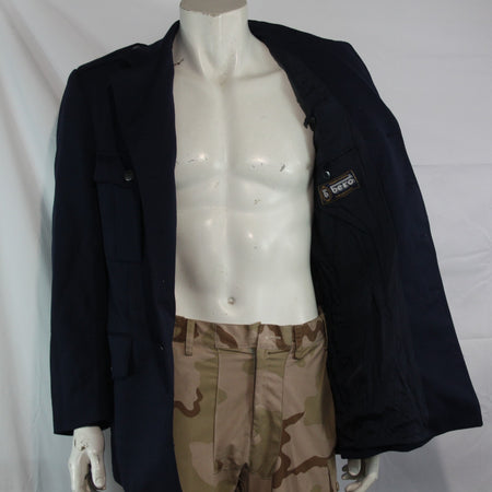 Vintage Yugoslavian Dress Jacket Navy Army Military Uniform 40" Chest (3811)
