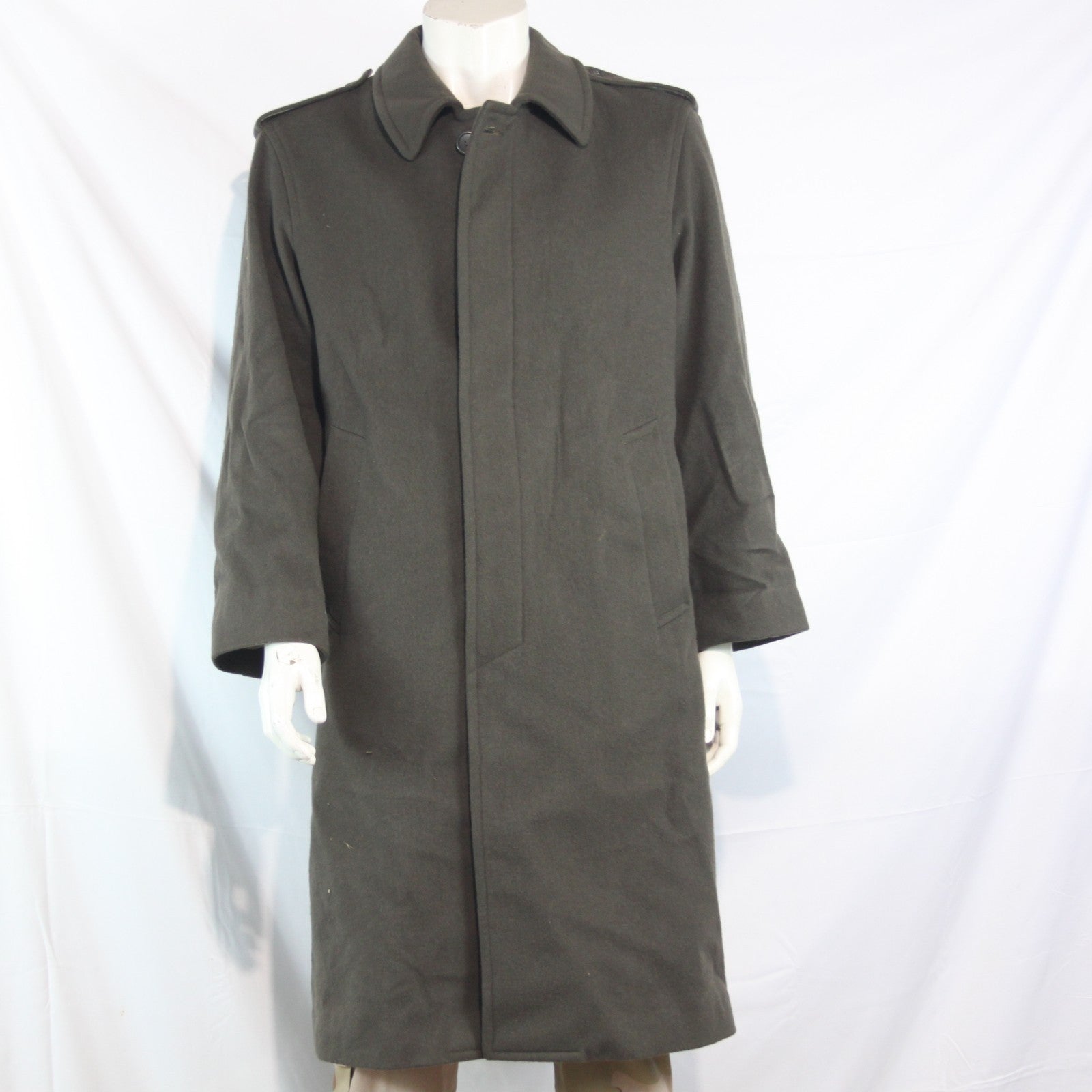 Mens French Army Winter Overcoat Genuine Surplus Thermal 42-44" Chest (3641)