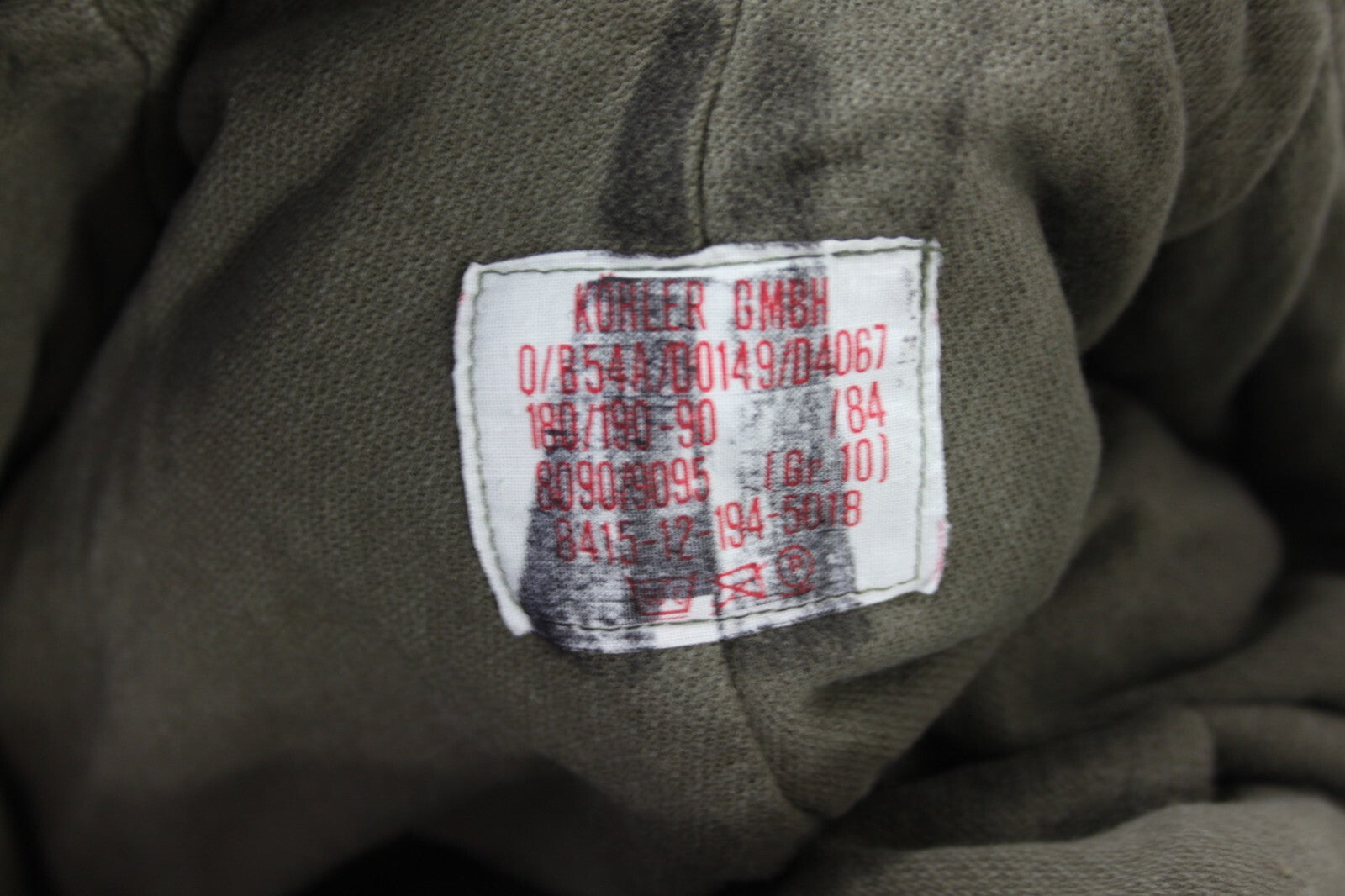 Genuine Surplus German Faux Fur Lined Thermal Tank Suit Flight Suit Overall 