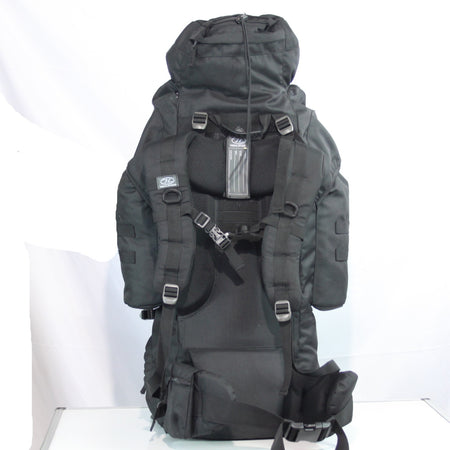 Ex-Sample Highlander Forces 88 Litre Rucksack Black Military Bergen (3403)