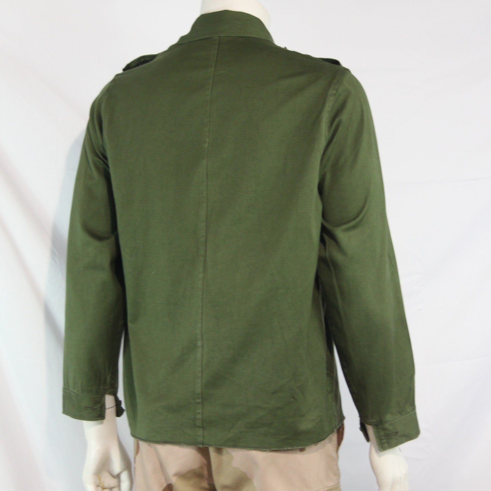 Vintage Hungarian Army Heavyweight Shirt Jacket Olive Genuine Surplus (4071)