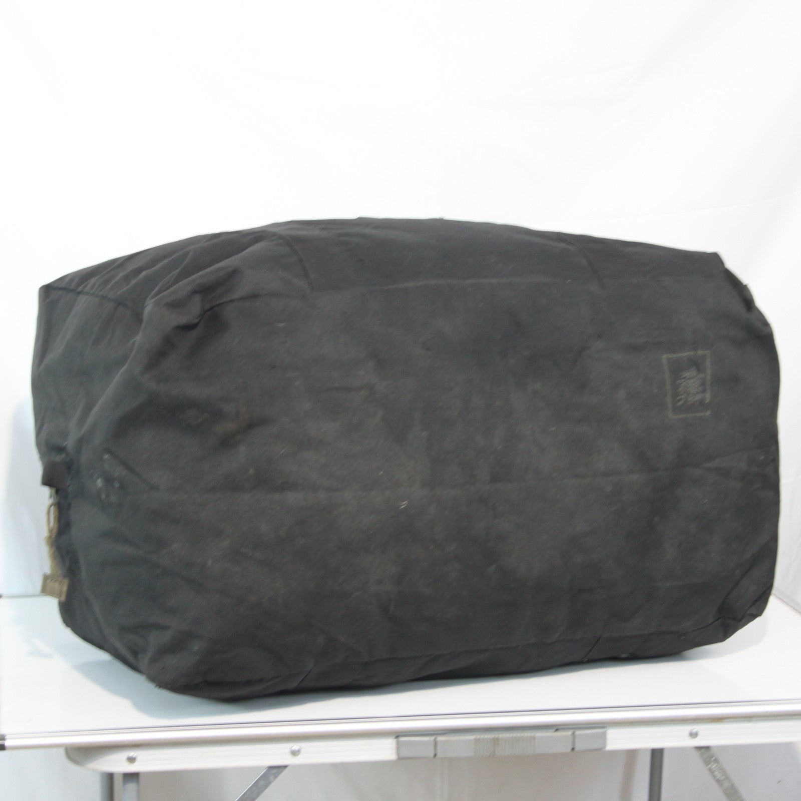 Bonowi Black Holdall Tough Large Cargo Bag Duffle Repaired 3846