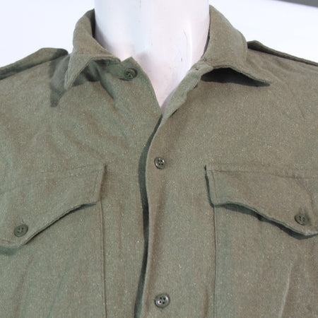 Genuine Surplus Vintage British Wool Shirt Olive (4262)