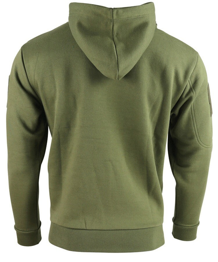 Kombat Tactical Hoodie Olive /Black  Tactical Military Pockets Cotton Rich Hoode