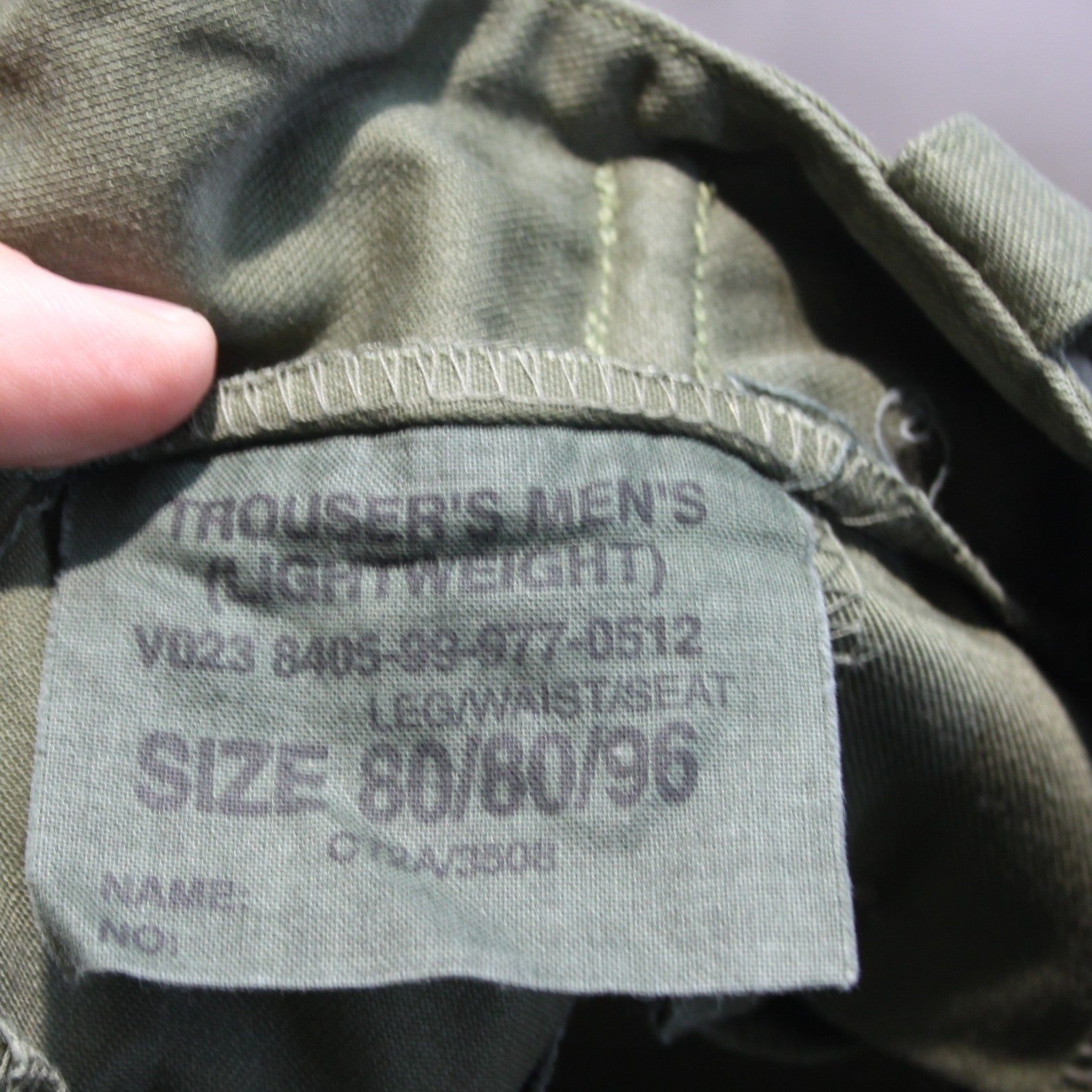Genuine Surplus British Lightweight Trousers Olive Green Lightweights Army (3650