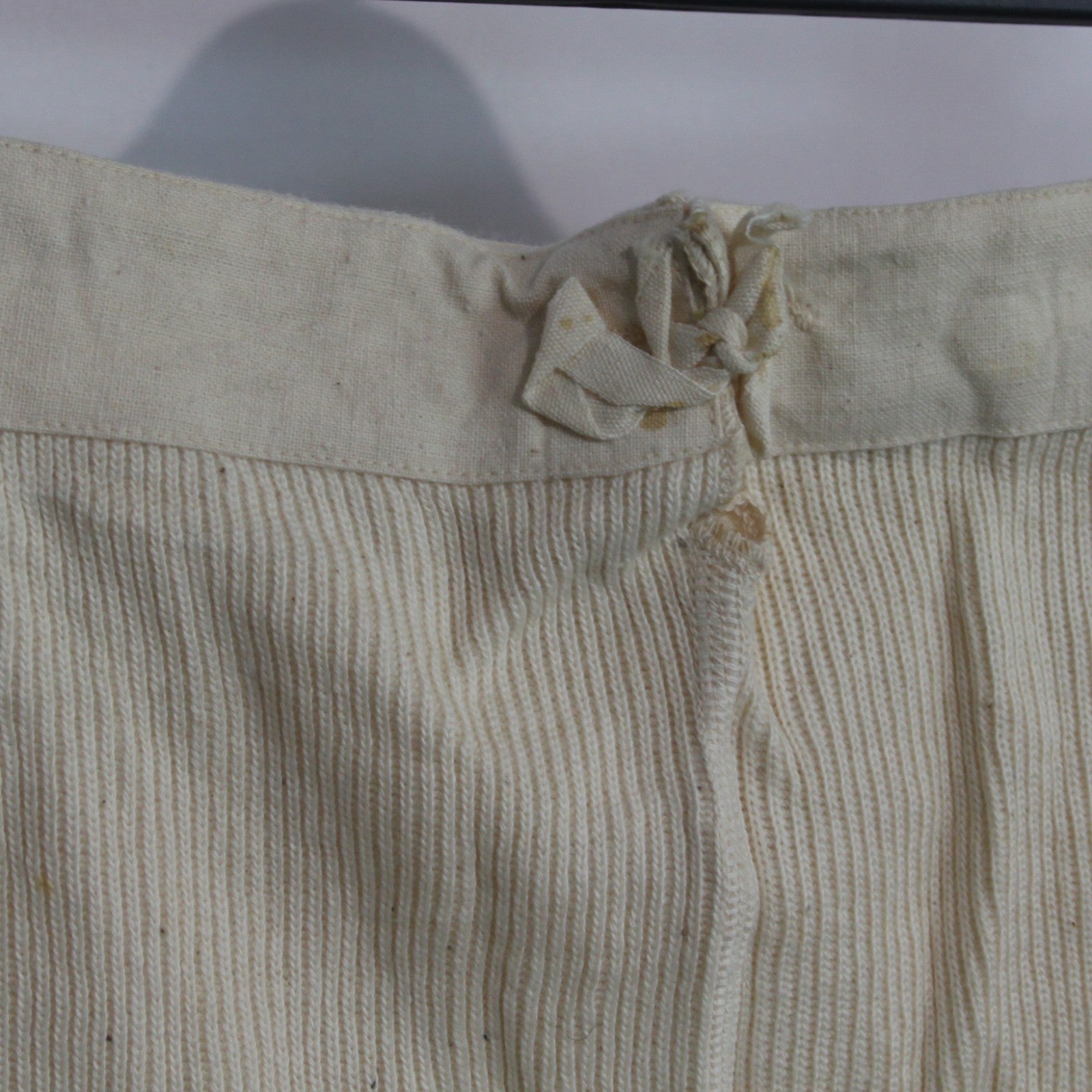 Swedish Army Vintage White Lace Up Long Johns Genuine Surplus Thermal 34" (3831)