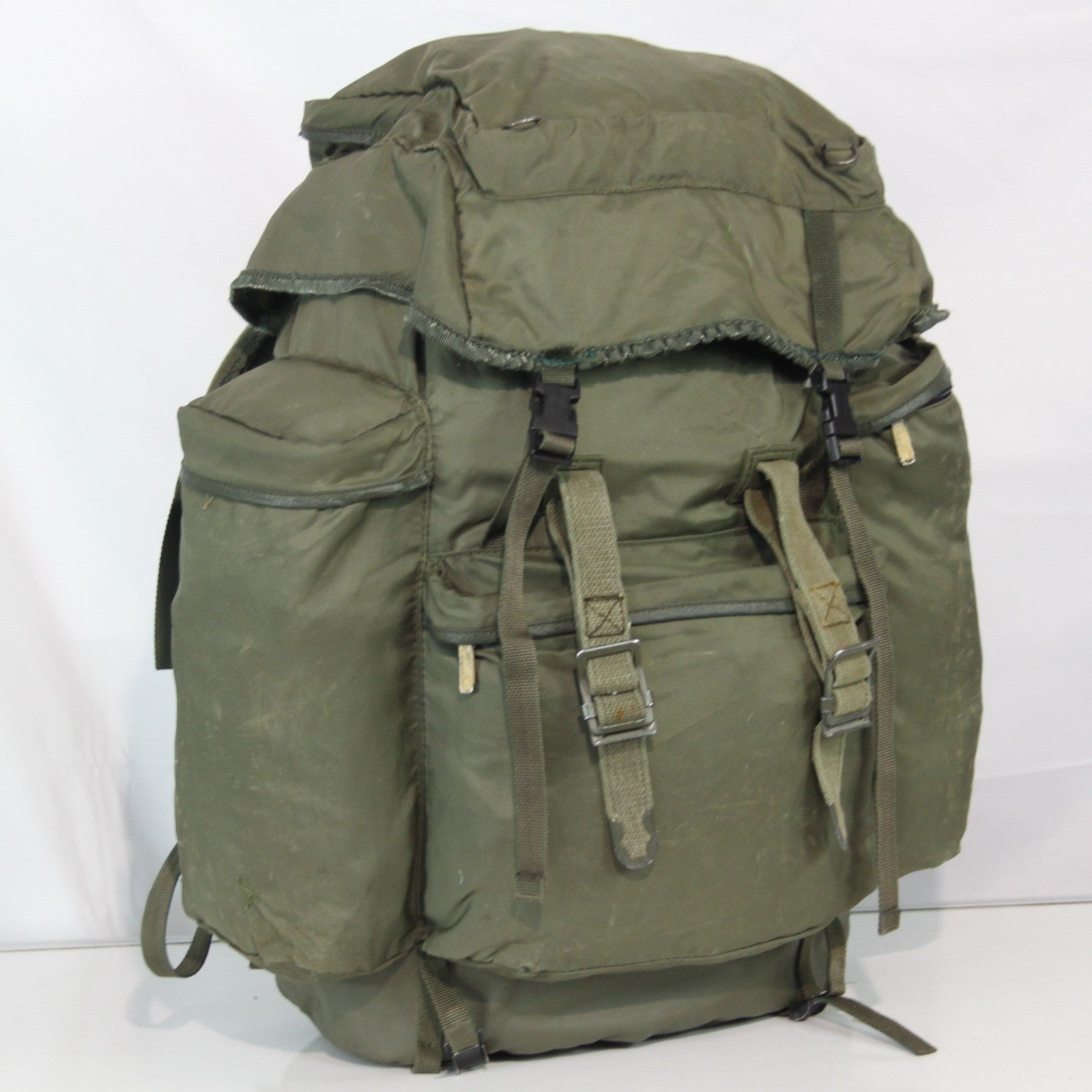Genuine Surplus Vintage Millet Rucksack Olive Green Repaired (3451)