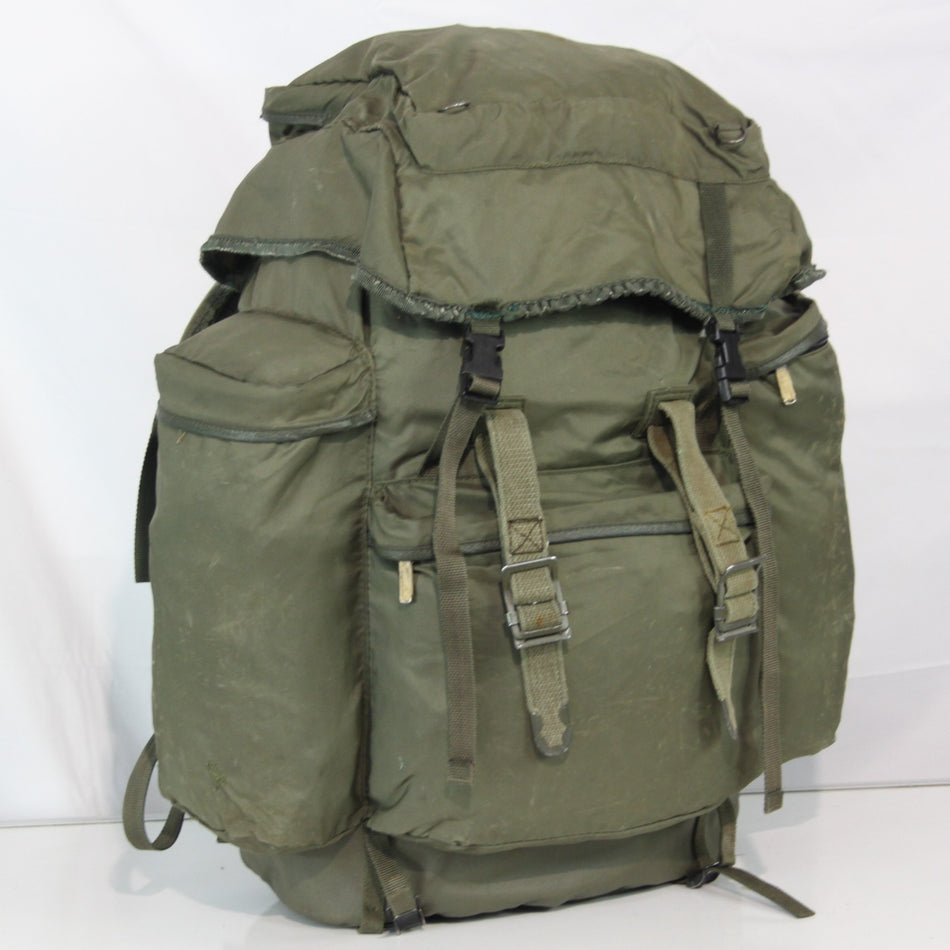 Genuine Surplus Vintage Millet Rucksack Olive Green Repaired (3451)