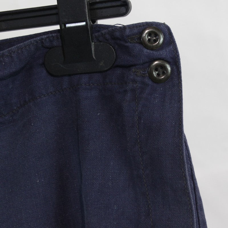 Vintage Bulgarian Naval Surplus Flat Front Trousers Genuine Surplus G2 (3641)