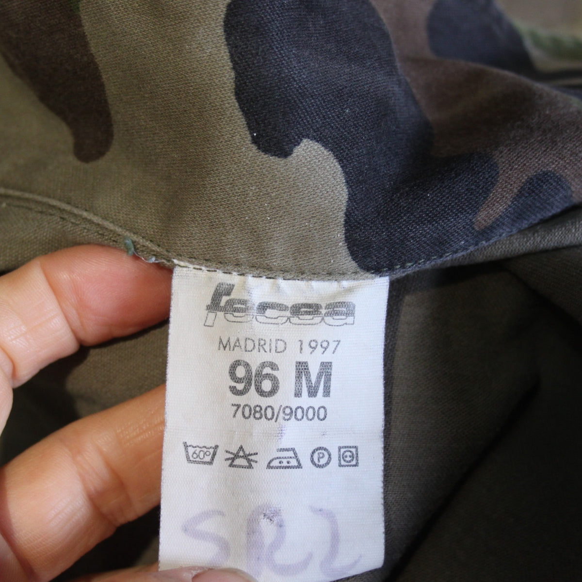 FBI Decorated French Military Jacket Camouflage Customized Surplus 36-38" (3605)