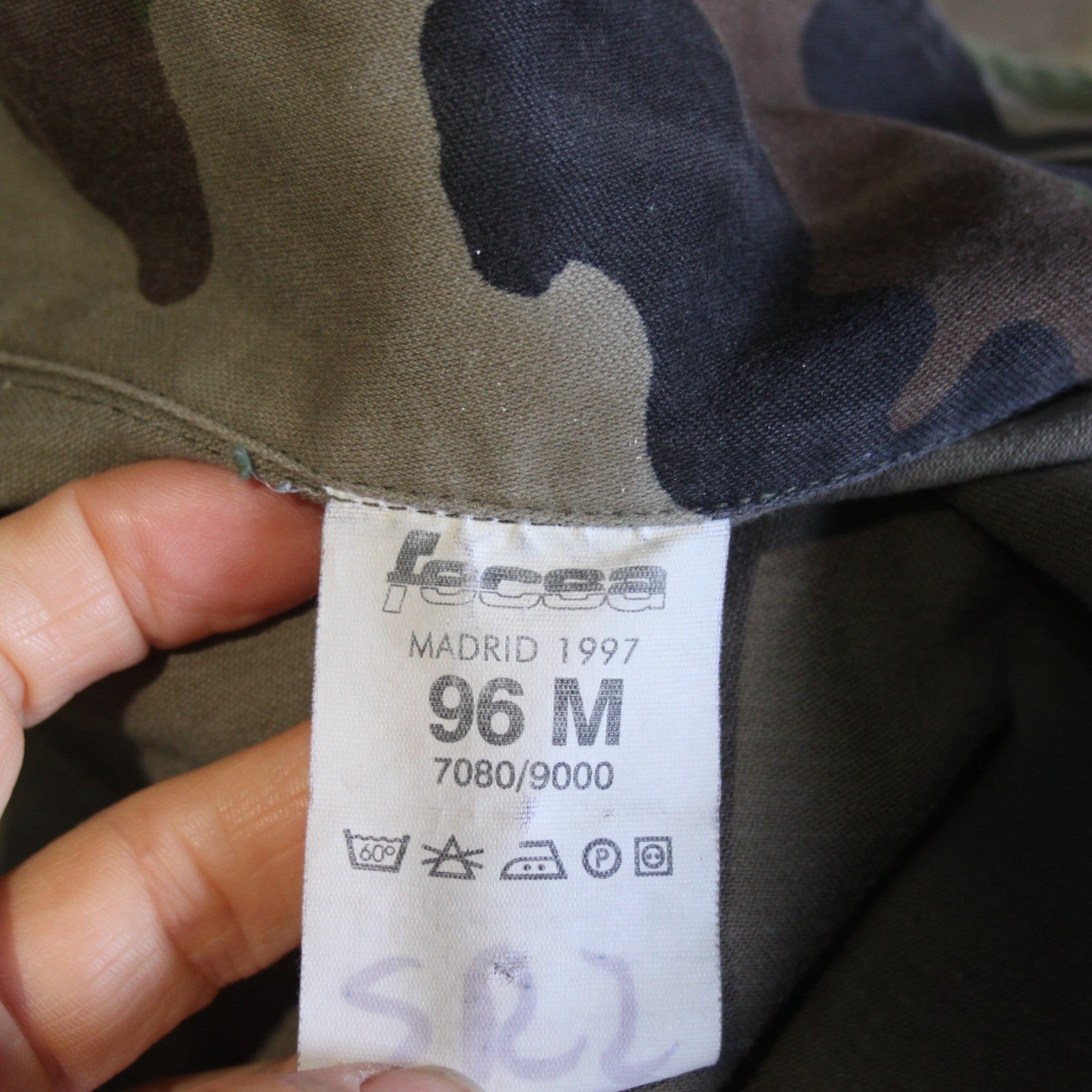 FBI Decorated French Military Jacket Camouflage Customized Surplus 36-38" (3605)