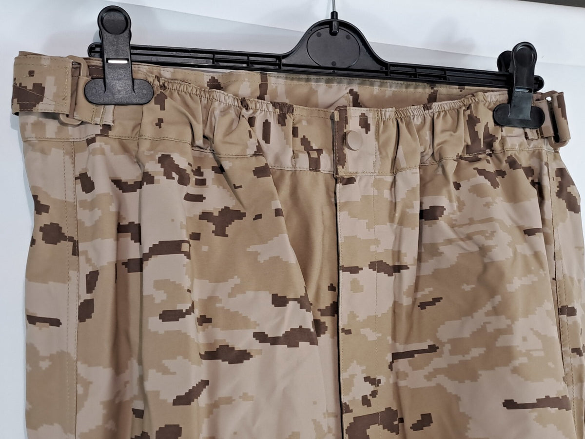 New Genuine Surplus Spanish Military Waterproof Over Trousers Desert (2538)