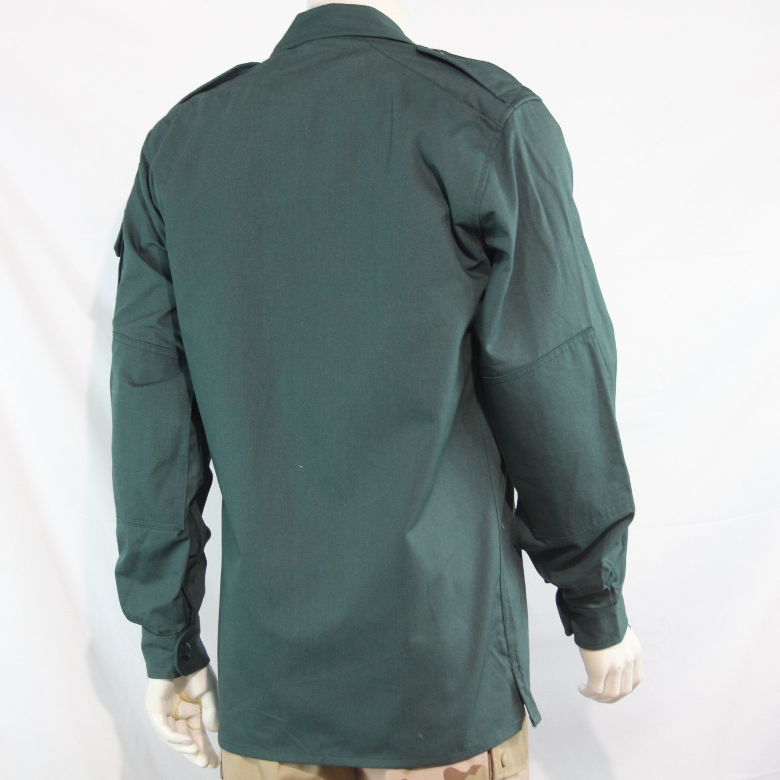 Genuine Surplus Spanish Army Bottle Green Field Shirt  42" (4279)