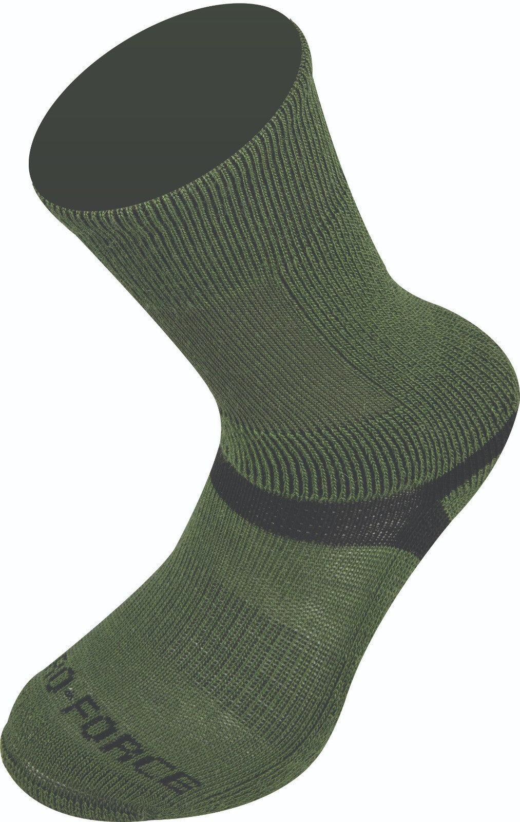 Highlander Taskforce Military Style Work Socks 40% Wool Cushioned Black Olive 83