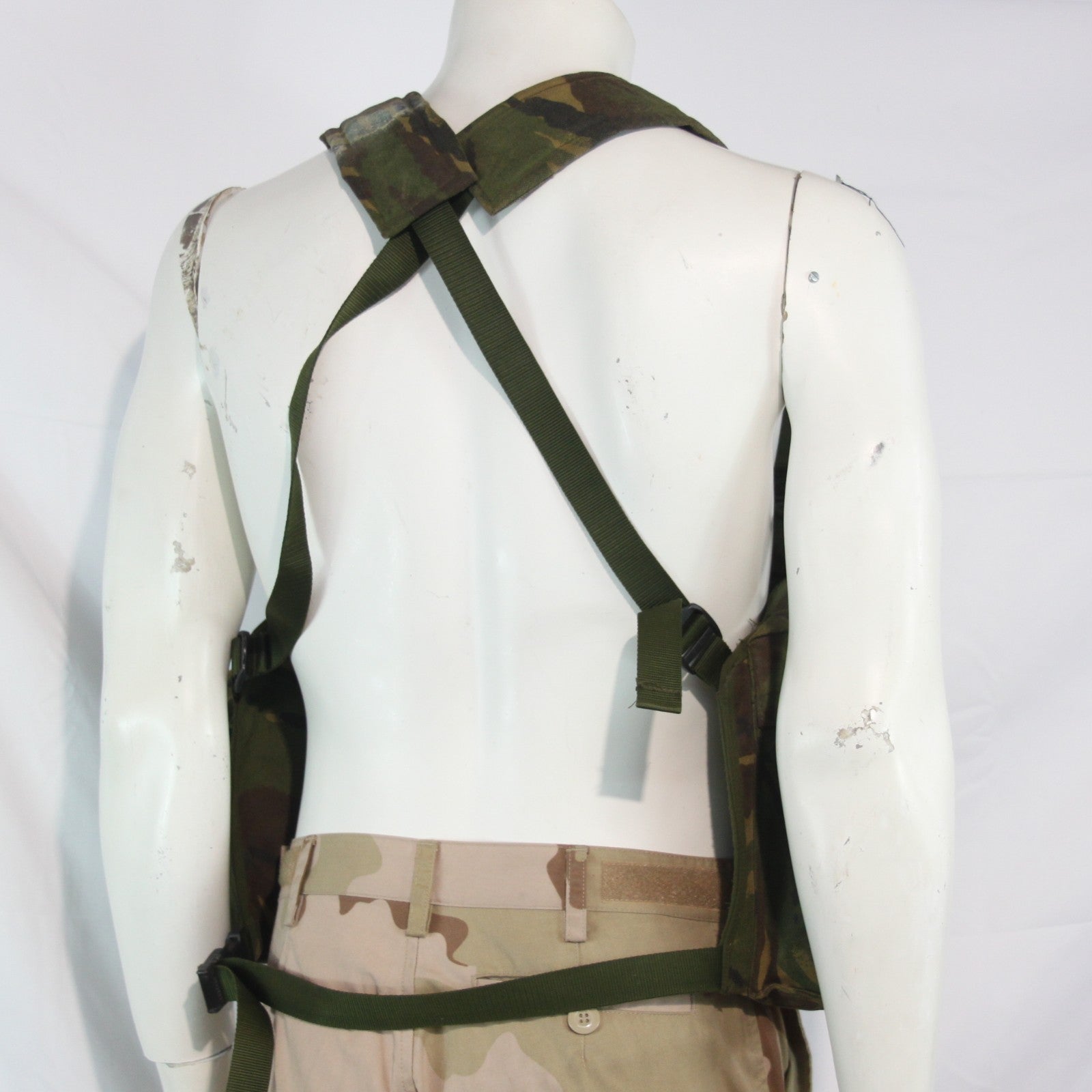 Damaged British DPM Chest Rig Action Vest Camouflage webbing 3959
