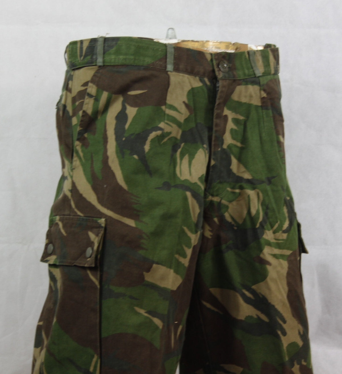 Genuine Surplus Dutch Heavy Duty Camo Trousers DPM Adjustable Denim Type