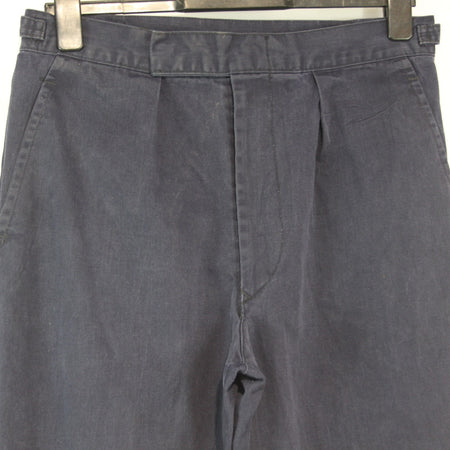 British Royal Navy Working Trousers Navy Blue Naval Genuine Surplus (4052)