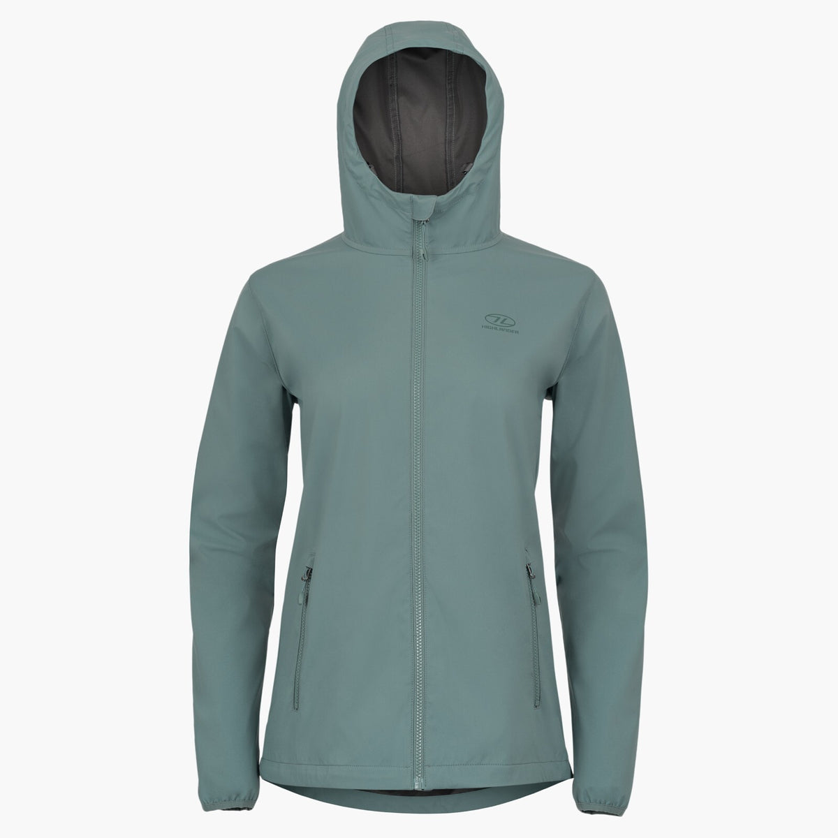 Highlander Ladies Shield Jacket Windproof Water Repellent Slate Grey Clearance
