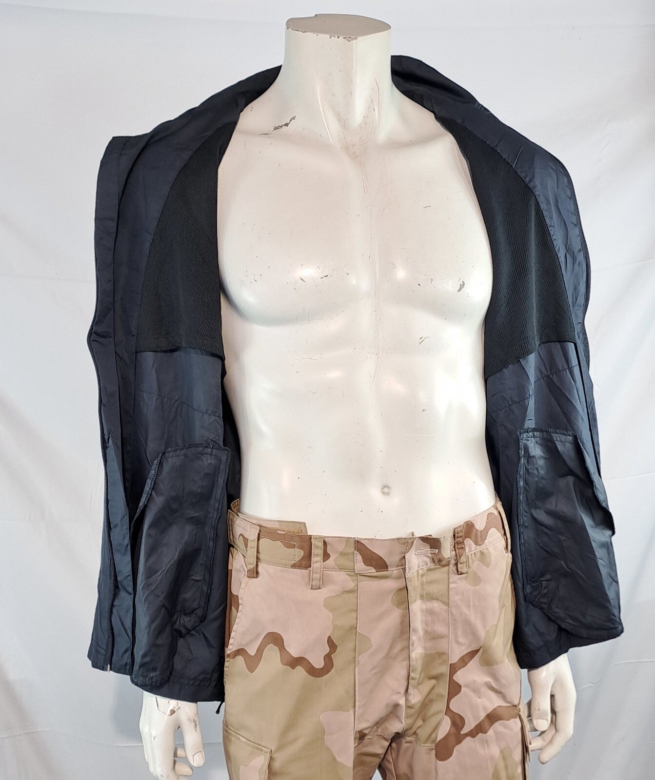 Genuine Surplus French Army Utra Lightweight Tracksuit Top Jacket Large  (2788)