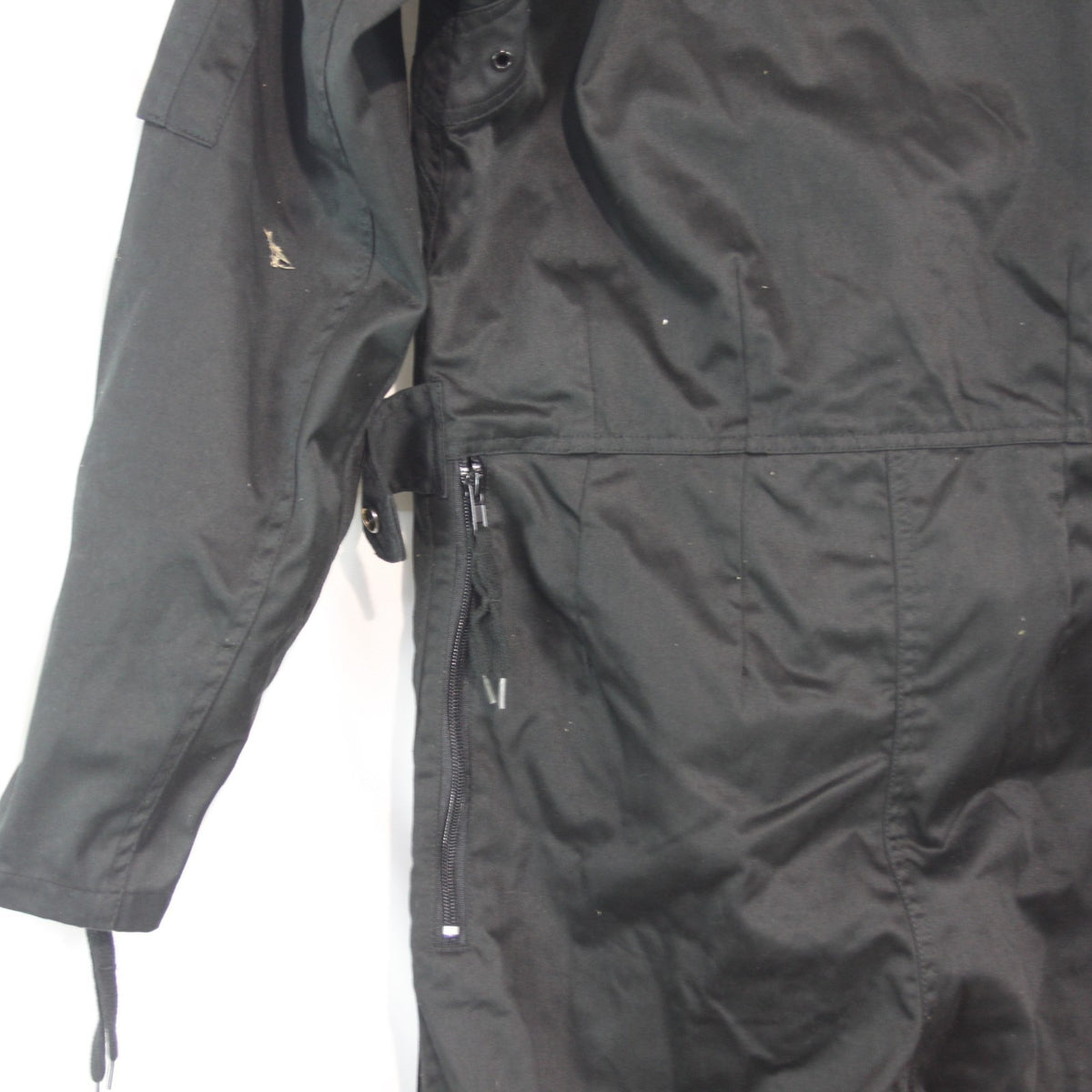 German Military Style Flight Suit Black Coverall Army Airforce 36" Chest (3999)