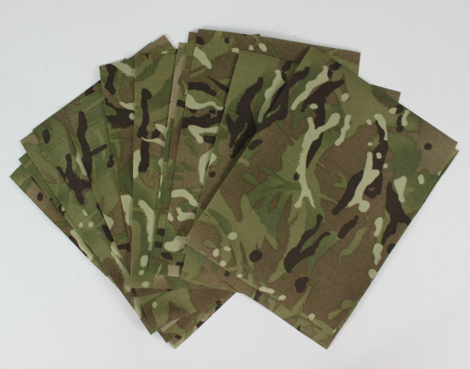 1000 Denier Texturised PU Coated Nylon  Fabric- MTP Multi Terrain Print A4 Piece