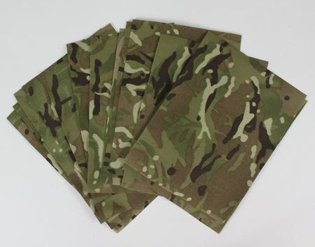 1000 Denier Texturised PU Coated Nylon  Fabric- MTP Multi Terrain Print A4 Piece