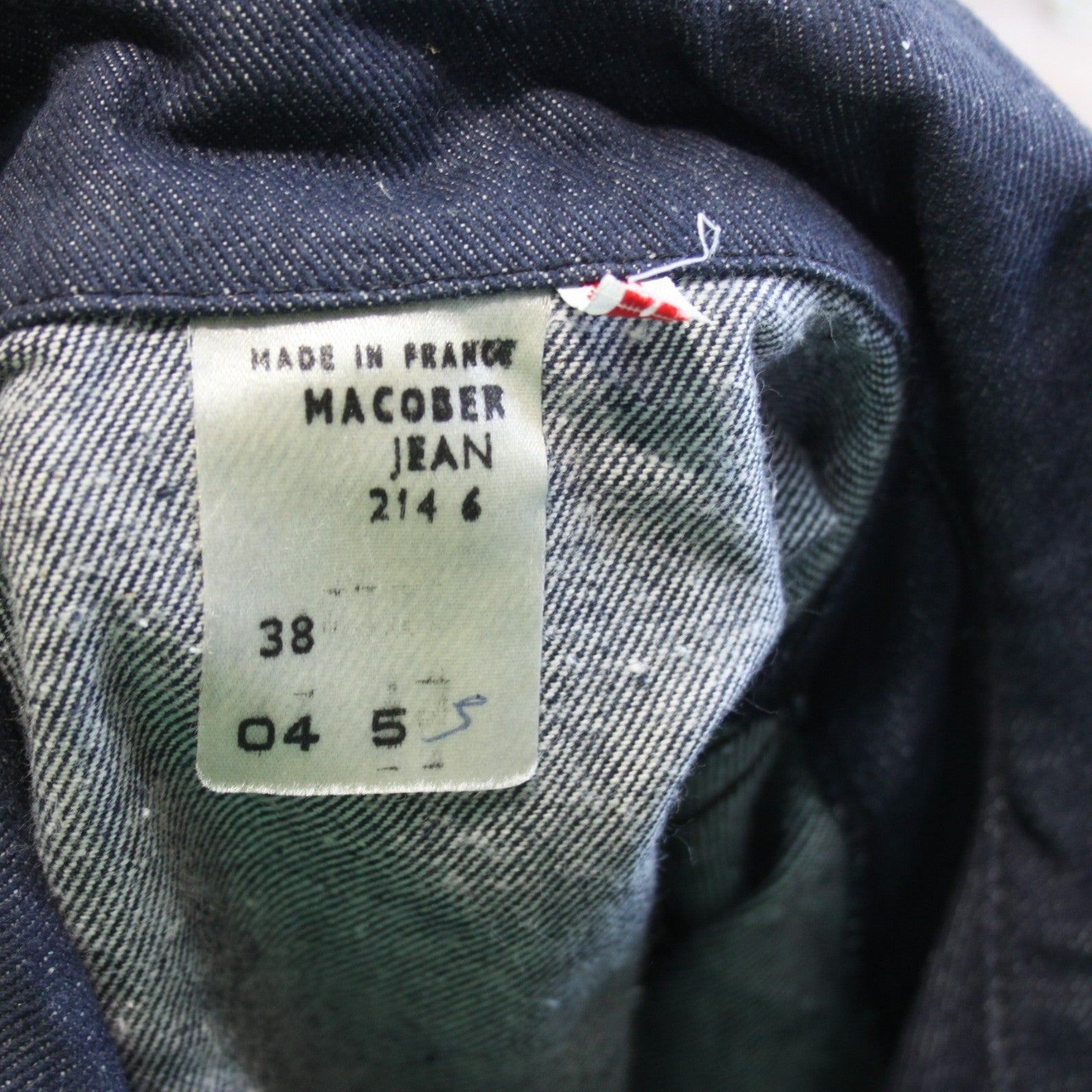 Genuine Surplus French Renault Denim Works Jacket 32-34" (3364)