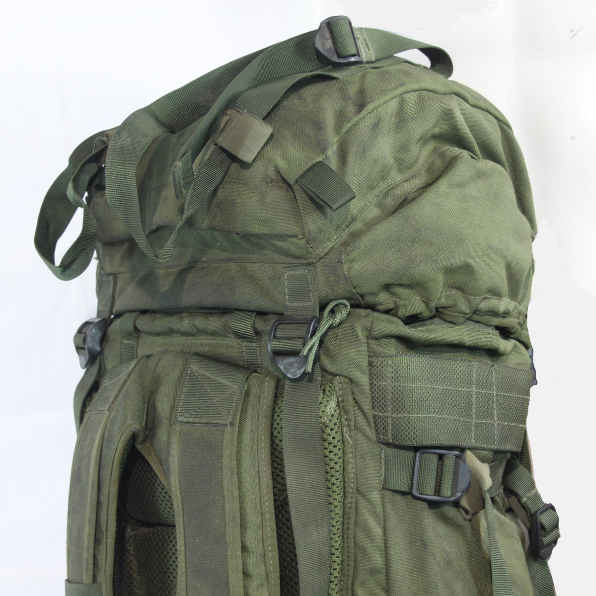 Vintage British Army Genuine Surplus Bergen Rucksack Olive Green 3762