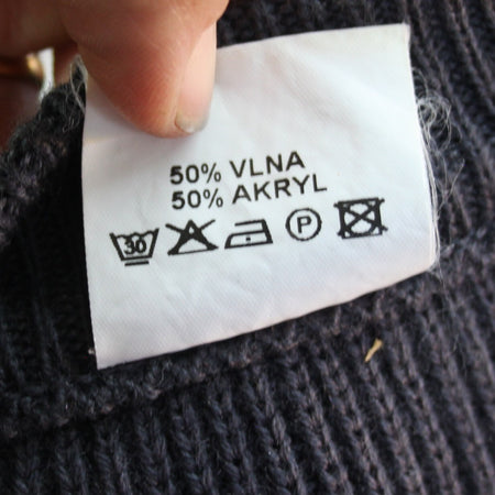 Genuine Surplus Slovakian Army Embroidered Jumper with Pocket Wool 42-44" (3255)