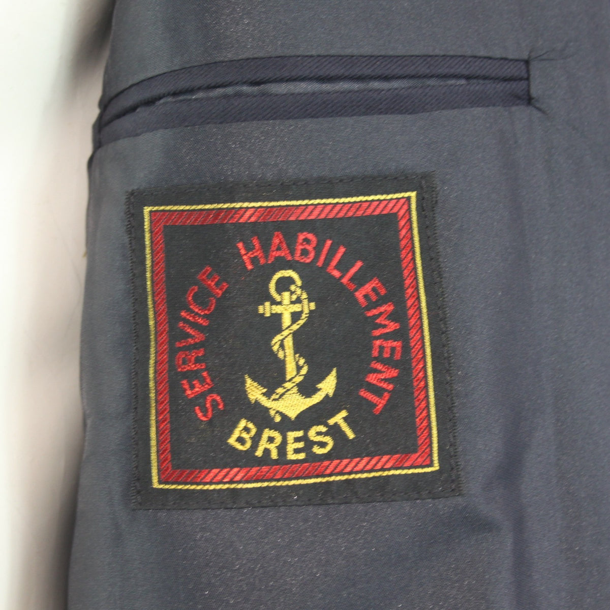 French Naval Overcoat Navy Genuine Surplus Coat 38-40" Chest  (3806)