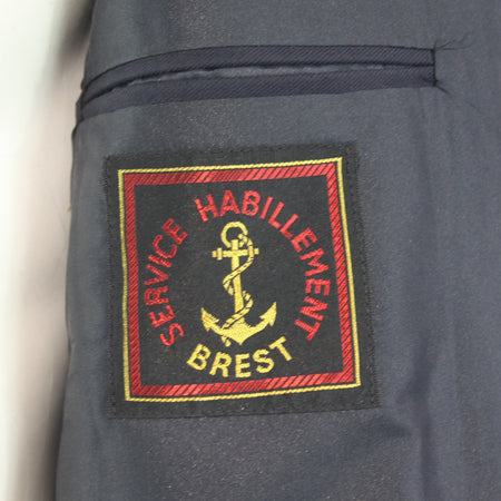 French Naval Overcoat Navy Genuine Surplus Coat 38-40" Chest  (3806)
