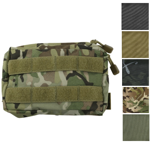 Kombat Small MOLLE Utility Pouch Zipped Modular Olive BTP Black Coyote