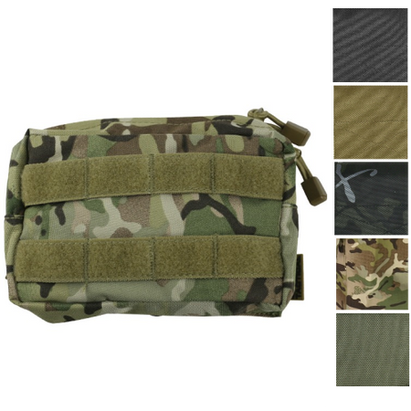 Kombat Small MOLLE Utility Pouch Zipped Modular Olive BTP Black Coyote