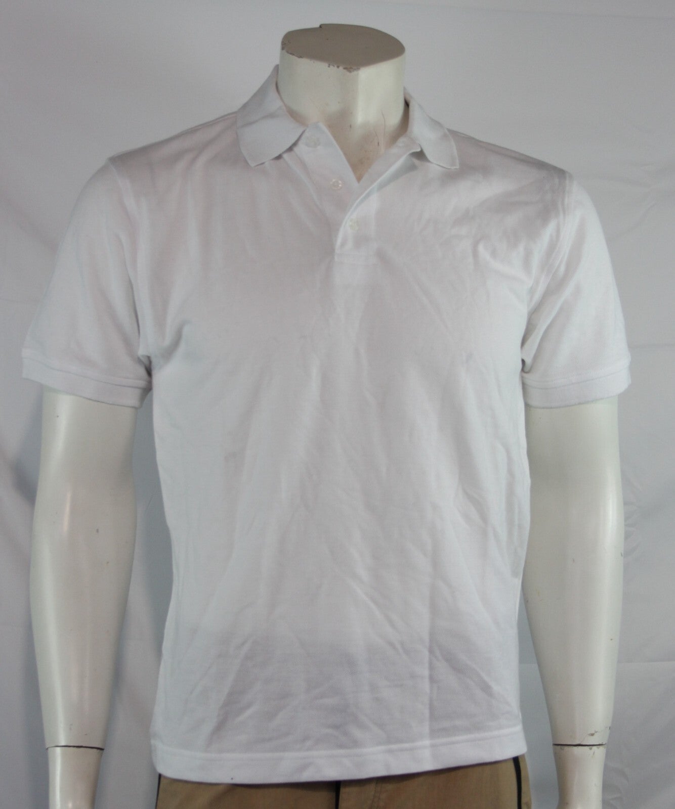 Genuine Surplus British Forces Army Military White Polo Shirt PT T-Shirt Small