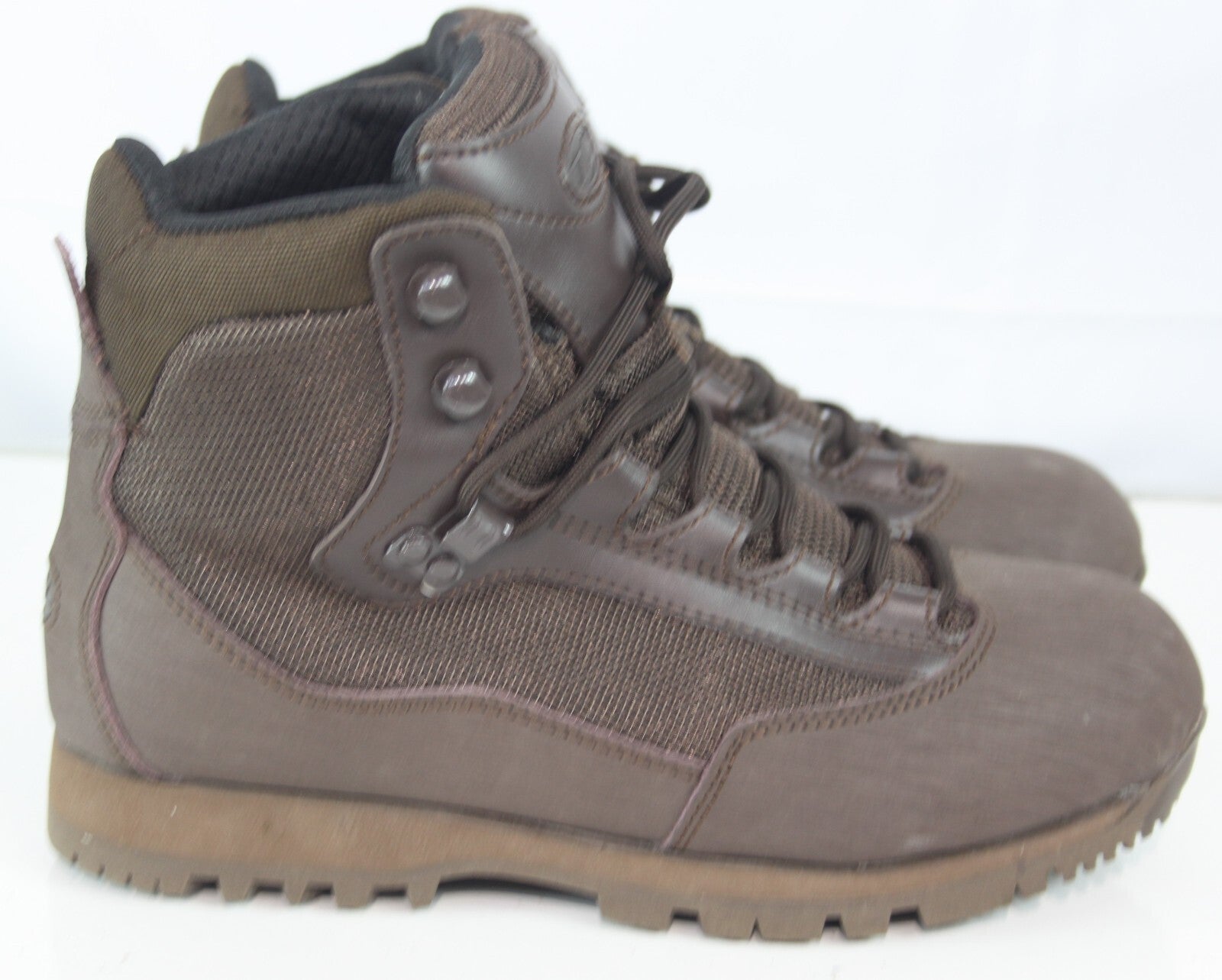 Highlander Pentland Military Style Walking Work Boots Brown EU39 UK6 Used (2071)