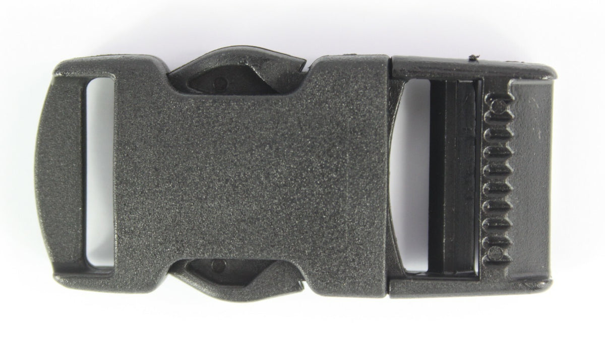 Side Release Buckles Black Plastic Clips Belts Rucksacks  Replacement All Sizes