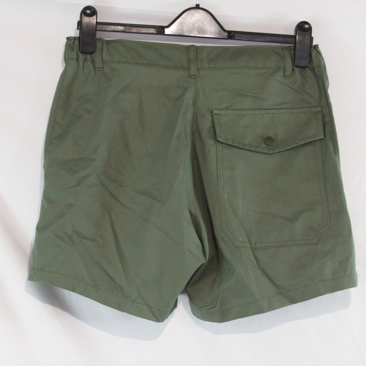 NEW French Army Style Short Shorts Sage Green Light Olive Polycotton (4363)