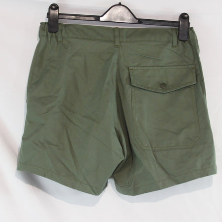 NEW French Army Style Short Shorts Sage Green Light Olive Polycotton (4363)