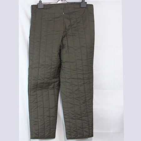 Genuine Surplus Army Quilted Over-Trouser Liners Padded Thermal 32-34"w  (3769)